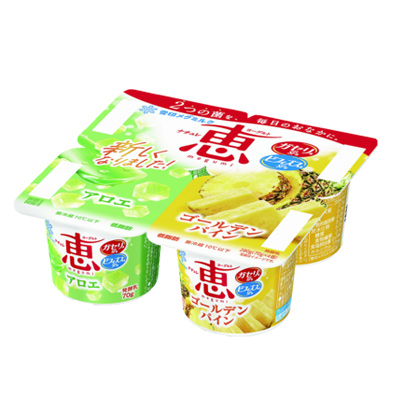 雪印メグミルク　ナチュレ恵　アロエ＋パイン ７０ｇ&times;４