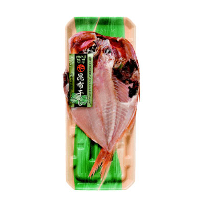 原料原産地名：国産 金目鯛開き昆布干し １枚