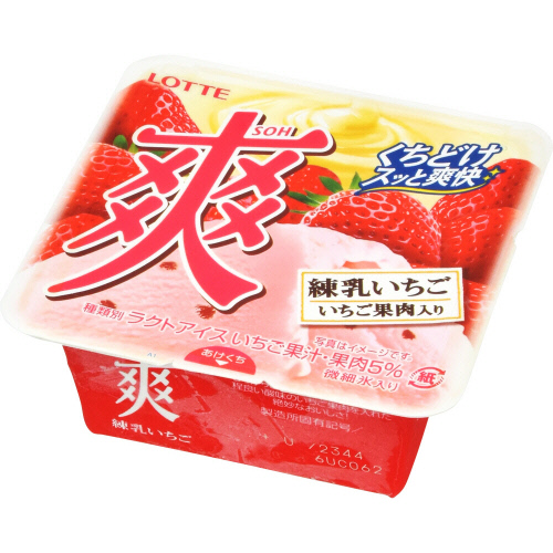 ロッテ　爽　練乳いちご １８５ｍｌ
