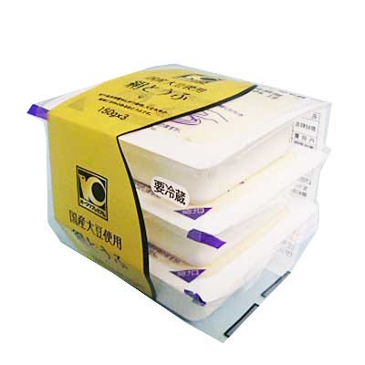 オークワプレミアム　国産大豆使用　絹とうふ １５０ｇ&times;３