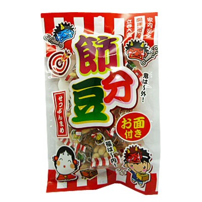 タクマ食品　お面付き節分豆 ５０ｇ