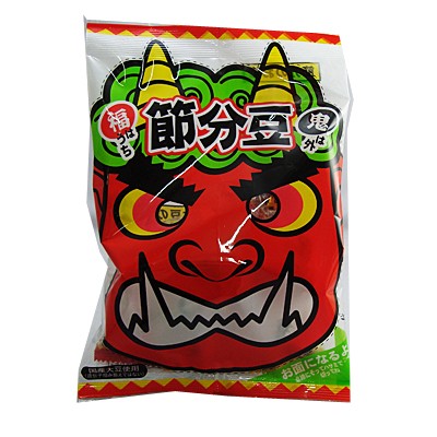 江戸吉　節分豆（鬼面） ３２ｇ