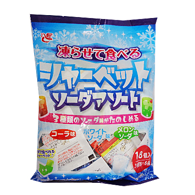 エースベーカリー　凍らせてシャーベットソーダアソート １８個入
