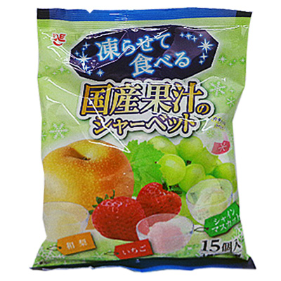 エースベーカリー　凍らせて食べる国産果汁のシャーベット １５個入