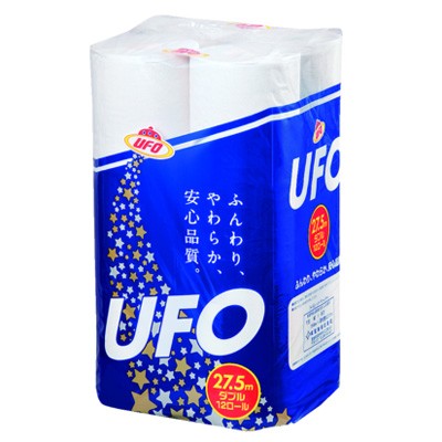ＵＦＯトイレットペーパー　ダブル １２ロール