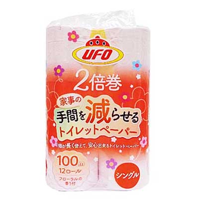 泉製紙　ＵＦＯ２倍巻きトイレットペーパー　シングル
