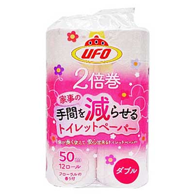 泉製紙　ＵＦＯ２倍巻きトイレットペーパー　ダブル
