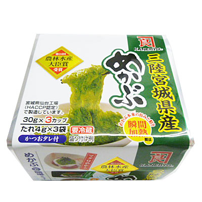 カネリョウ　三陸宮城県産めかぶ ３５ｇ&times;３段