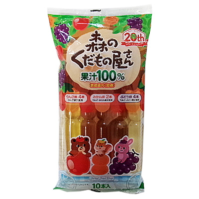 農水フーヅ　森のくだもの屋さん １０本入