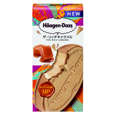 ハーゲンダッツ　クリスピーサンド　ザ・リッチキャラメル ６０ｍｌ