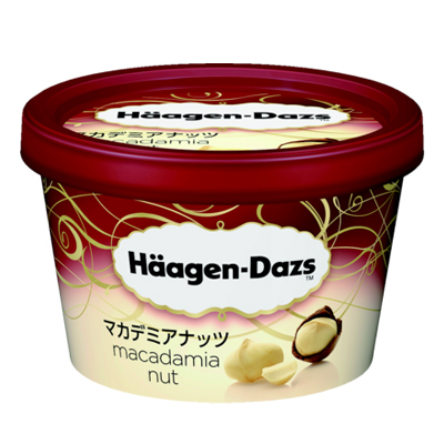 ハーゲンダッツ　ミニ　マカデミアナッツ １１０ｍｌ