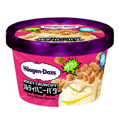 ハーゲンダッツ　ミニ　ＲＯＣＫＹ　ＣＲＵＮＣＨＹ　ソルティハニーバター ８７ｍｌ