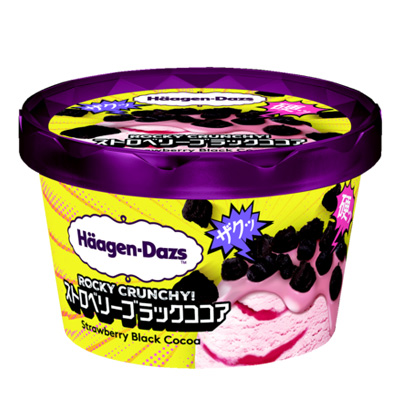 ハーゲンダッツ　ミニ　ＲＯＣＫＹ　ＣＲＵＮＣＨＹ　ストロベリーココア ８８ｍｌ