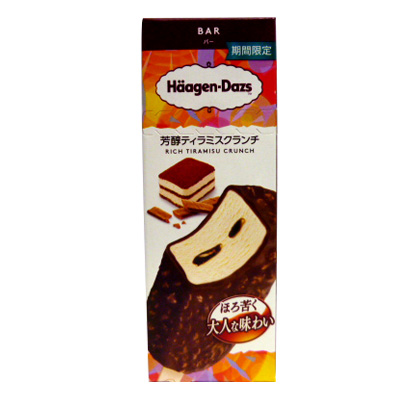 ハーゲンダッツ　バー芳醇ティラミスクランチ ８０ｍｌ