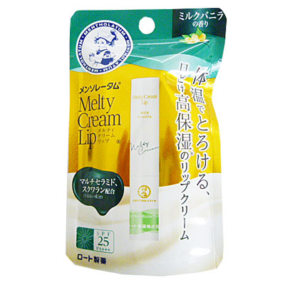 ロート製薬　メルティークリームリップ　ミルクバニラ ２．４ｇ