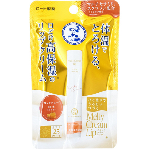 ロート製薬　メルティークリームリップ　リッチハニー ２．４ｇ